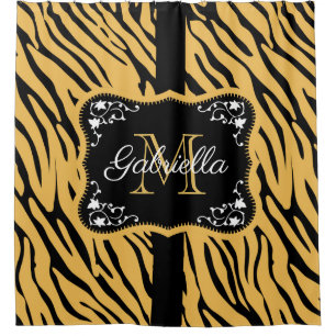 Cortina Para Box Impressão do Leopardo Bonito
