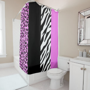 Cortina Para Box Impressão Leopardo, Impressão Zebra, Impressão Ani