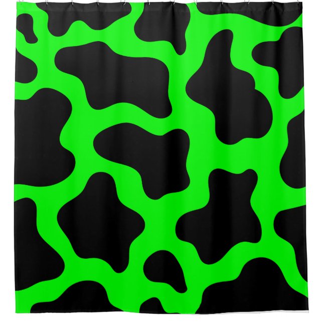 Cortina Para Box impressão verde de halloween (Frente)