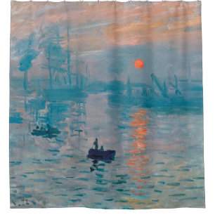 Cortina Para Box Impression Sunrise Claude Monet 