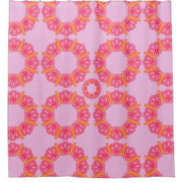 Cortina Para Box Impressões de caleidoscópio