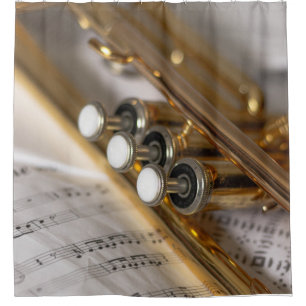Cortina Para Box Instrumento de marca de música para trompetes e f