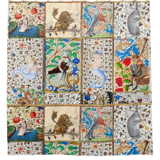 CORTINA PARA BOX INSTRUMENTOS MUSICAIS DE JOGO BESTIÁRIO MEDIEVAL (Frente)