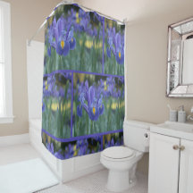 Iris Roxo Flor de Primavera Elegante