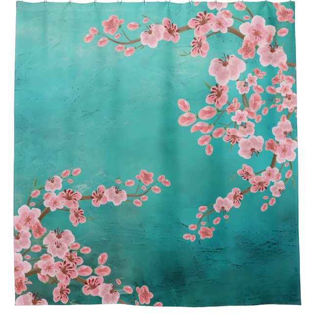 Cortina Para Box Italian Floral Elegance Shower Curtain (Frente)