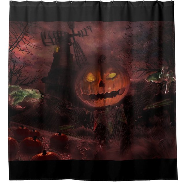 Cortina Para Box Jack The Pumpkin Scarecrow (Frente)