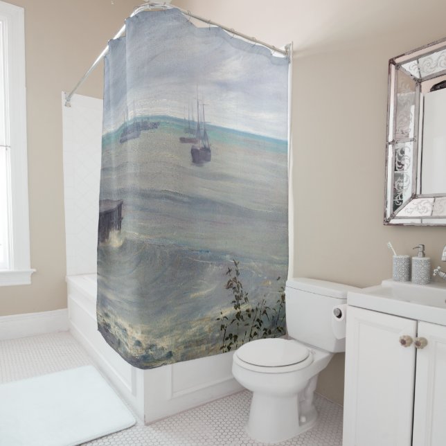 Cortina Para Box James Whistler - Sinfonia em Cinzas e Verde (In Situ)