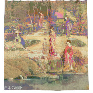Cortina Para Box Japanese Garden II / Washed Edition