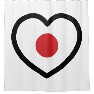 Cortina Para Box Japão   Sinalizador Japonês Heart