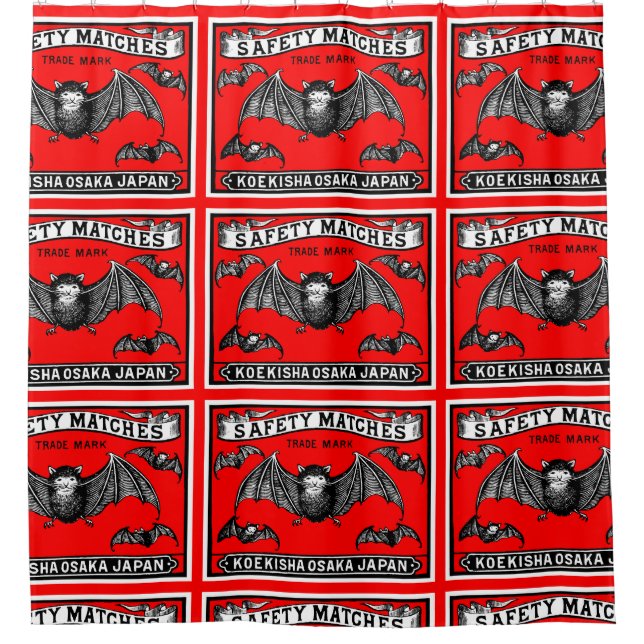 Cortina Para Box Japonês Safety Match Art Bats (Frente)