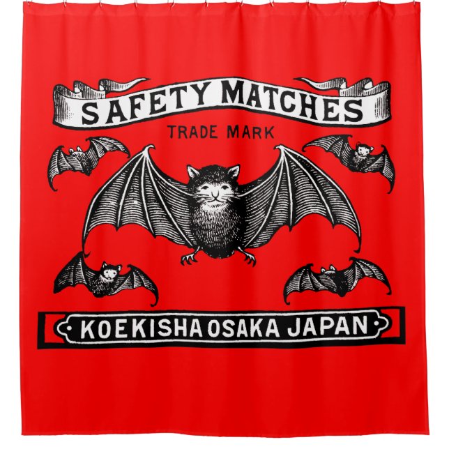 Cortina Para Box Japonês Safety Match Art Bats (Frente)