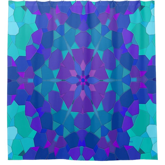 Cortina Para Box Jardim de Estrelas.... (Frente)