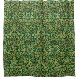 Cortina Para Box Jardim de Flores de William Morris