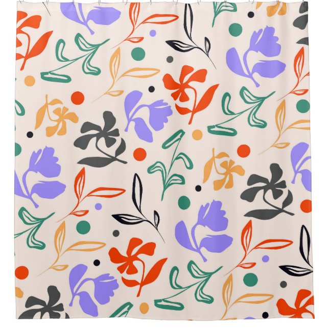 Cortina Para Box Jardim de Porodle (Frente)