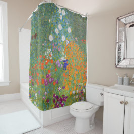 Cortina Para Box Jardim Flor por Gustav Klimt