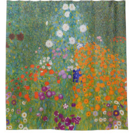 Cortina Para Box Jardim Flor por Gustav Klimt