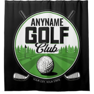 Cortina Para Box Jogador do Clube Golf Pro Golf, nome personalizado