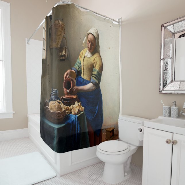Cortina Para Box Johannes Vermeer - A Milkmaid (In Situ)
