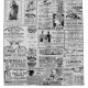 Cortina Para Box Jornal de 1890 Anúncios de vendas vitorianos B & W (Frente)