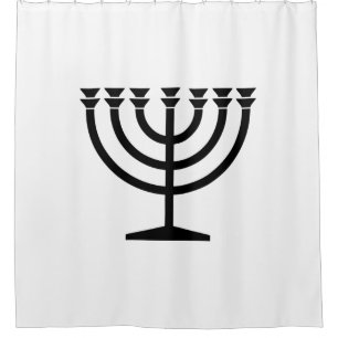 Cortina Para Box Judeu Menorah (Símbolo do Judaísmo)
