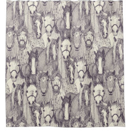 Cortina Para Box just horses mulberry pearl