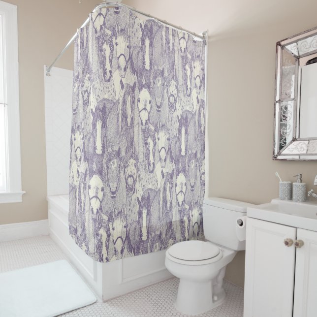 Cortina Para Box just horses violet pearl (In Situ)