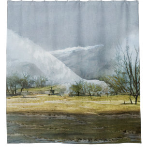 Cortina Para Box Kamchatka Geysers Oil Landscape