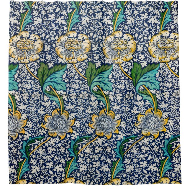Cortina Para Box Kennet Pattern (por William Morris) (Frente)