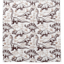 Kids Cortina de Chá Dinossauro