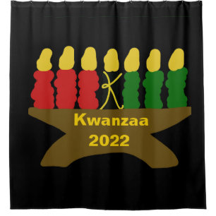 Cortina Para Box Kwanzaa Candles
