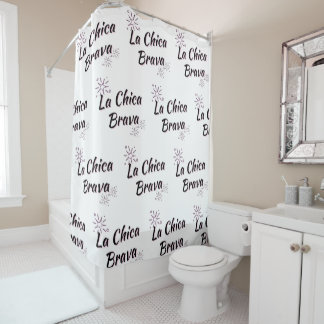CORTINA PARA BOX "LA CHICA BRAVA" SHOWER CURTAIN