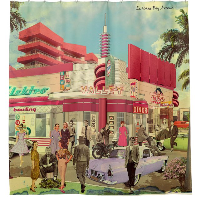 Cortina Para Box  La Verne Bay Avenue (Frente)