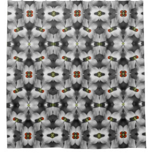 Cortina Para Box Ladybug Na Dogwood Flower Abstrato Nature