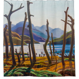 Cortina Para Box Lago Cranberry | Franklin Carmichael |