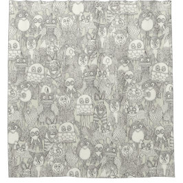 Cortina Para Box lápis pítaras marfim