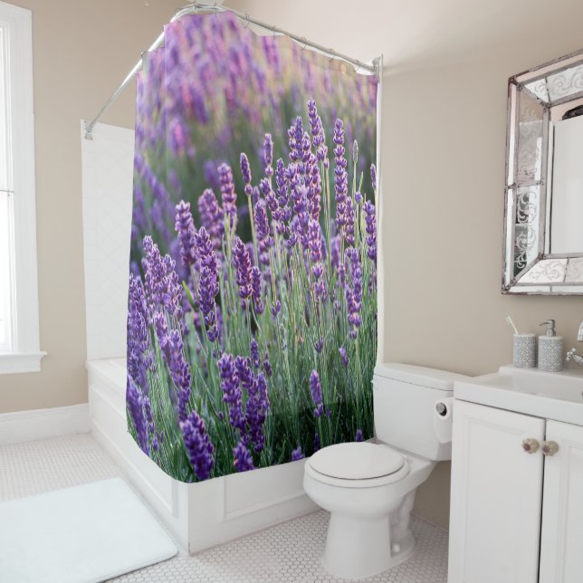 Cortina Para Box Lavanda Luxuriante  (In Situ)