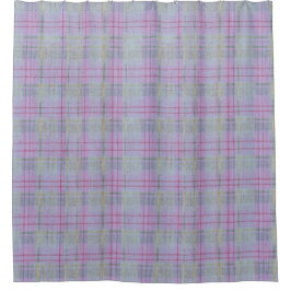 Cortina Para Box Lavender Plaid Harmony 