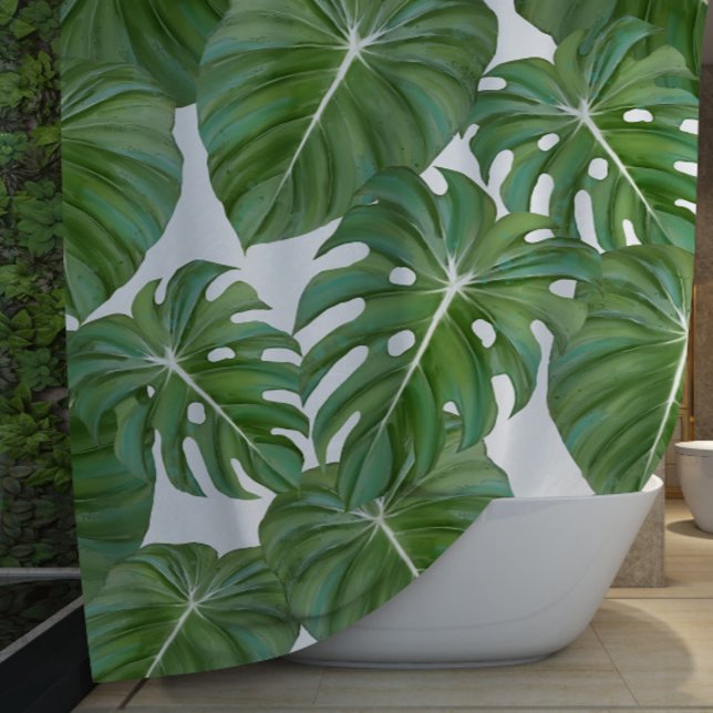 Cortina Para Box Leaf Beach Boho Tropical Jungle Elepher (Criador carregado)