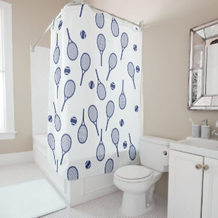 Cortina Para Box Leitor de Tênis de Padrão de Raquetas Retroativa