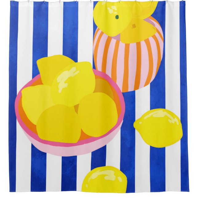 Cortina Para Box Lemon Freshness (Frente)