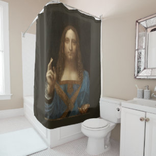 Cortina Para Box Leonardo Da Vinci - Salvator Mundi