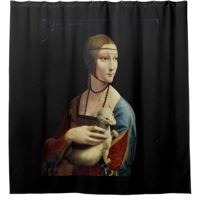 Cortina Para Box Leonardo da Vinci – The Lady with an Ermine (Frente)