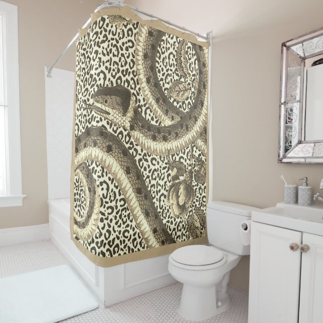 CORTINA PARA BOX LEOPARD COBRA IN SAND (In Situ)