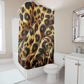Cortina Para Box Leopard Glow: Abrace o conforto exótico
