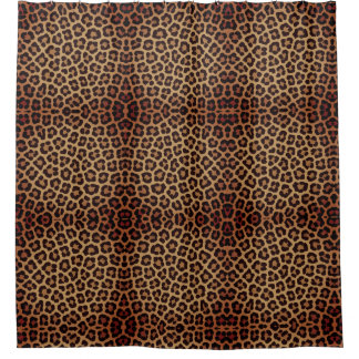 Cortina Para Box Leopard Print Pattern
