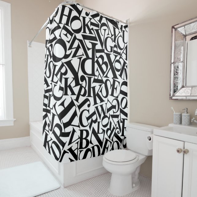 Cortina Para Box Letras alfabéticas (In Situ)