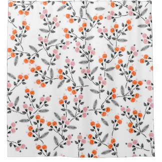 Cortina Para Box Liberty Florals: bordado com títulos à mão