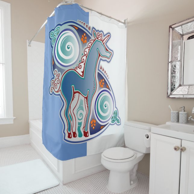 Cortina Para Box Licorne celtique (In Situ)