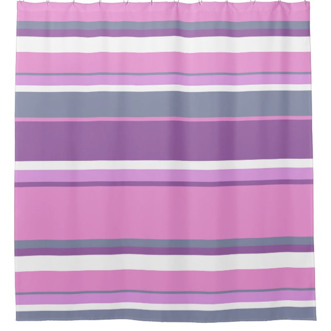 Cortina Para Box Lilac stripes (Frente)