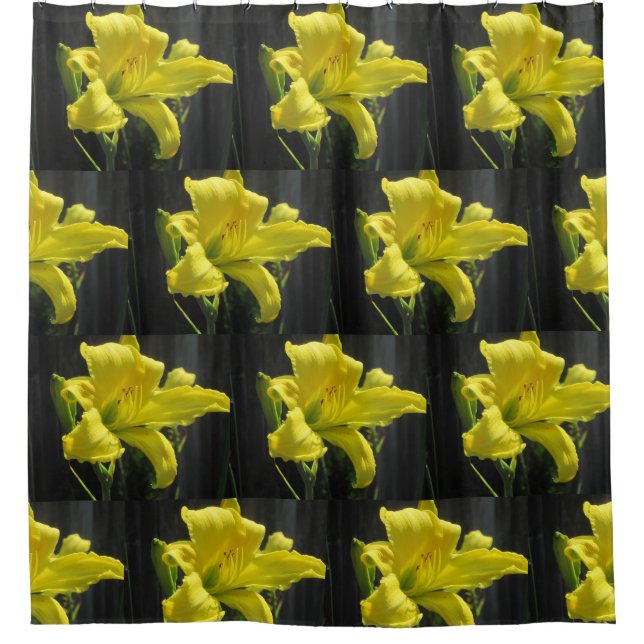 Cortina Para Box Lily do Dia Amarelo (Frente)